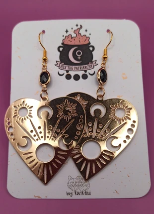 Hex the Patriarchy Earrings, marke: karatoui, zustand: Neu, 11,00 €, 12,25 € inklusive Vinted-Käuferschutz