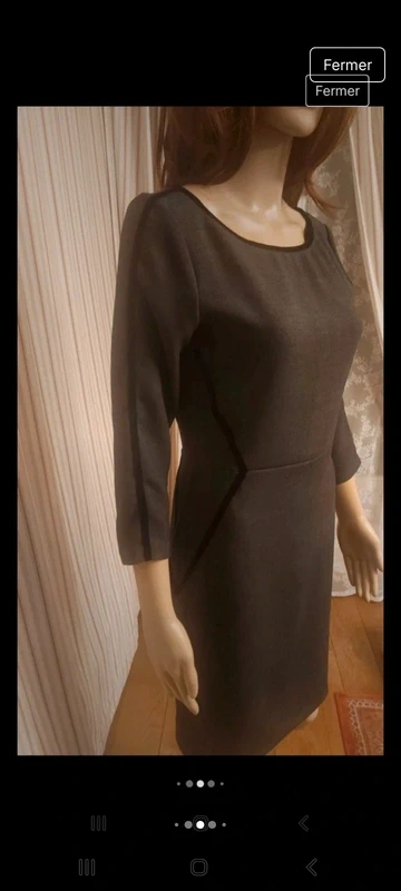 Magnifique Robe gris/noir Armani Exchange t S - photo numéro 7