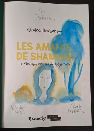 Les amants de Shamhat avec dédicace de Charles Berberian, estado: Novo sem etiquetas, €25.00, €26.95 inclui Proteção do Comprador