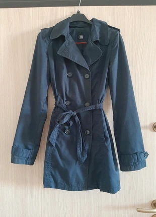 Trench blu pimkie, merk: Pimkie, staat: Goed, maat: S / 36 / 8, € 5,00, € 5,95 inclusief Kopersbescherming