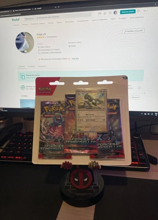 Blister Tripack Forces temporelles :Motorizard, brand: Pokémon, condition: New, €26.50, €28.53 includes Buyer Protection