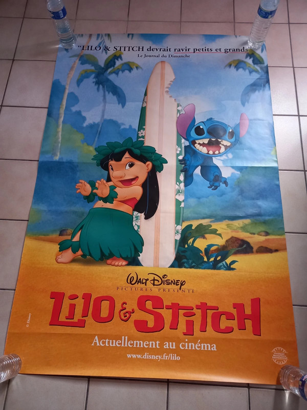 Stitch . Lilo et stitch affiche de cinema.