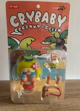 Crybaby Coconut Figure-Green, brand: POPMART, condition: New with tags, size: Preemie, up to 44cm, €60.00, €63.70 includes Buyer Protection