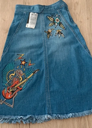 Jupe en jean Rock & Roll Zadig & Voltaire taille 34, marca: Zadig & Voltaire, estado: Nuevo con etiquetas, tamaño: XS / 34 / 6, 110,00 €, 116,20 € Protección al comprador Pro incluida