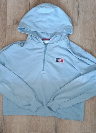 Sweat à capuche Tommy Hilfiger bleu 16ans, brand: Tommy Hilfiger, condition: Very good, size: 16 years / 176 cm, €23.00, €24.85 includes Buyer Protection
