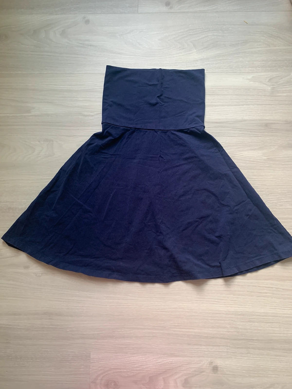 2010s Junee Jr. Navy Blue Circle Skirt 2