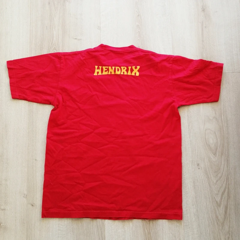 The Hendrix Experience T-Shirt Rock Music Rouge Homme Exclusif Collection (Taille L) - photo numéro 4