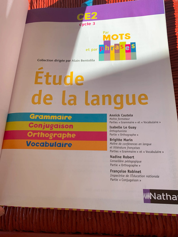 CE2 français étude de la langue nathan  2