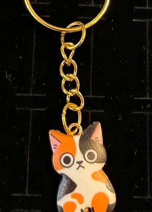 Cute cat key ring. Handmade. New, brand: CAT, condition: New with tags, £3.00, £3.85 includes Buyer Protection