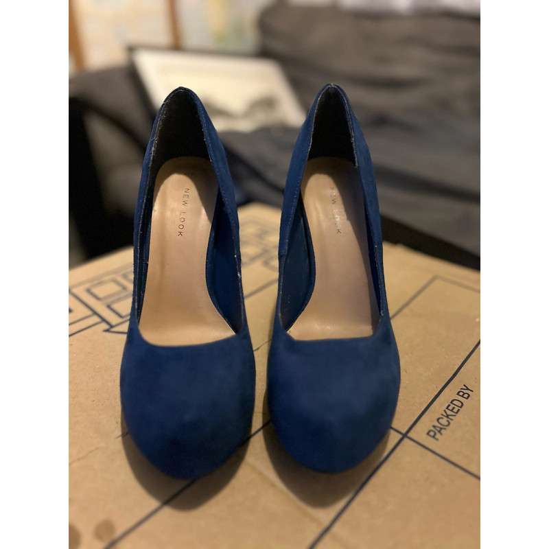 New Look - Navy Blue High Heels - Vinted