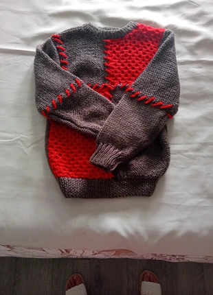 Warme winter trui., merk: Hand Knitted, staat: Goed, maat: S / 36 / 8, € 4,00, € 4,90 inclusief Kopersbescherming