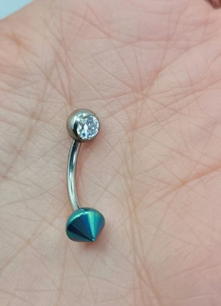 Green Bellybutton Piercing, staat: Heel goed, € 1,00, € 1,75 inclusief Kopersbescherming Pro