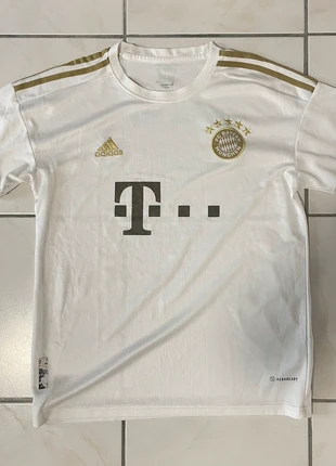 Maillot Bayern Munich blanc/doré Adidas, brand: adidas, condition: Good, size: M, €12.00, €13.30 includes Buyer Protection