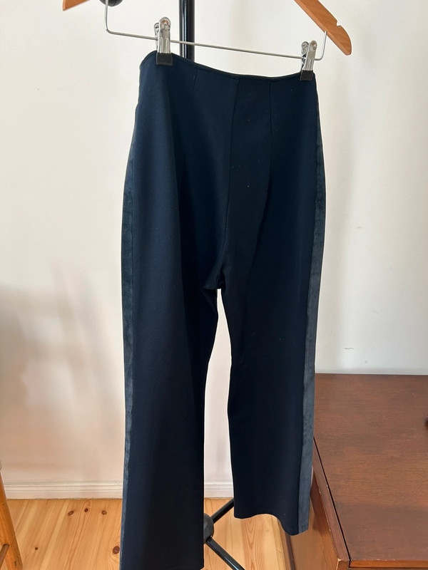 Black vintage suede trouser 2