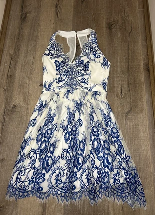 Lipsy London Lace Embroidery Floral Midi Dress - size 10, brand: Lipsy, condition: Very good, size: M / 10, £6.50, £7.53 includes Buyer Protection