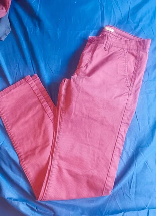 Jeans pantaloni chino eleganti dritti da uomo rossi, marke: True Rise, zustand: Neu, größe: M, 8,00 €, 9,10 € inklusive Vinted-Käuferschutz