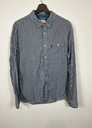 Chemise Chevignon à carreaux homme bleue et blanche slim fit - taille L, brand: Chevignon, condition: Very good, size: L, €5.00, €5.95 includes Buyer Protection