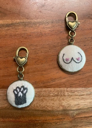 Embroidery Key chain, merk: Handmade, staat: Nieuw zonder prijskaartje, € 8,00, € 9,10 inclusief Kopersbescherming