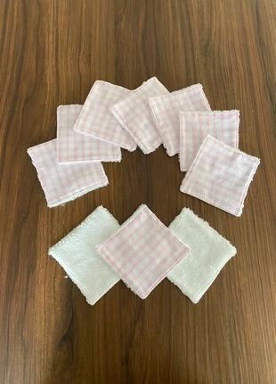 Carrés cotons lavables démaquillants, marque: Fait Main, état: Neuf avec étiquette, 9,50 €, 10,68 € Protection acheteurs (Pro) incluse