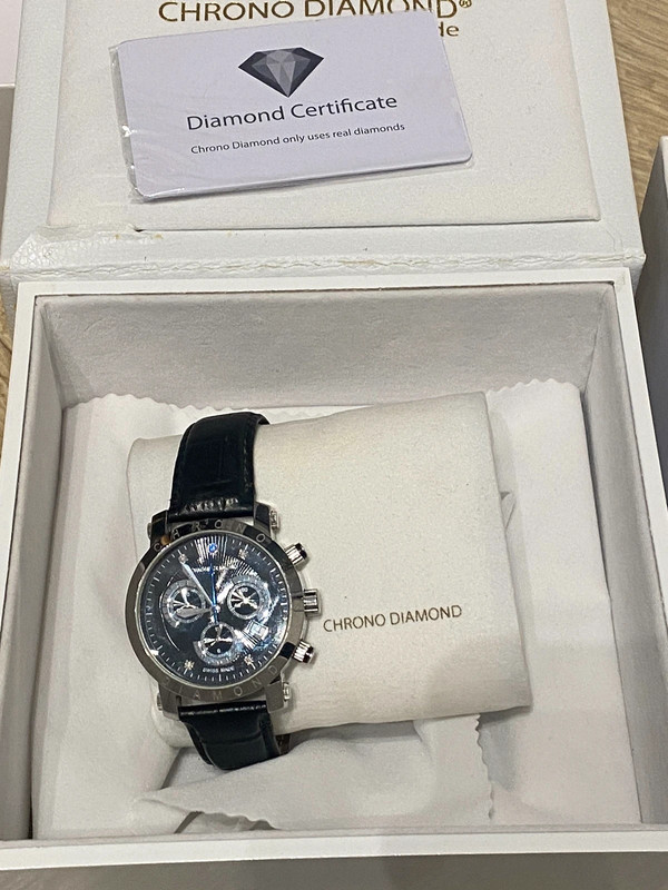 Chrono diamond clearance swiss made