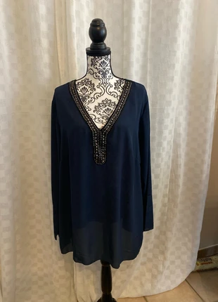 Tunique bleue marine, brand: bpc bonprix collection, condition: Very good, size: 6XL / 52 / 24, €5.00, €5.95 includes Buyer Protection