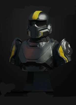 Buste Helldivers, marke: JSP, zustand: Neu, größe: Einheitsgröße, 25,00 €, 26,95 € inklusive Vinted-Käuferschutz