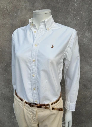 Chemise Ralph Lauren Blanche - Cavalier Premium - Taille XS, marca: Ralph Lauren, estado: Muito bom, tamanho: XS / 34 / 6, €54.90, €58.35 inclui Proteção do Comprador