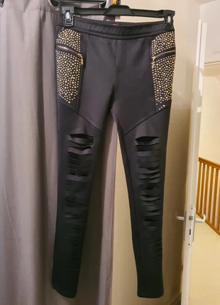 Pantalon noir, brand: Fashion Girl, condition: Very good, size: L / 40 / 12, €3.00, €3.85 includes Buyer Protection