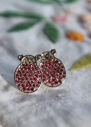 Orecchini a lobo, coccinelle, brand: Vintage Chic, condizioni: Ottime, €10.00, €11.20 include la Protezione acquisti