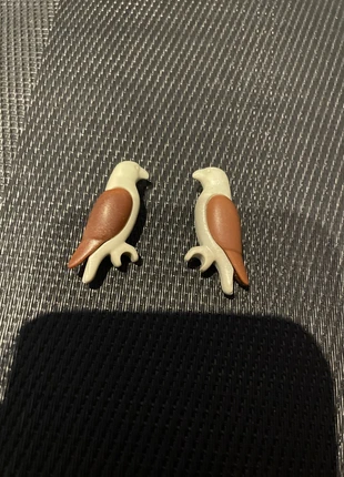 Playmobil lot 2 figurines faucons 3006 3628 3878 4865 gris et marron chevalier fauconnier, brand: Playmobil, condizioni: Buone, taglia: Taglia unica, €2.50, €3.33 include la Protezione acquisti Pro