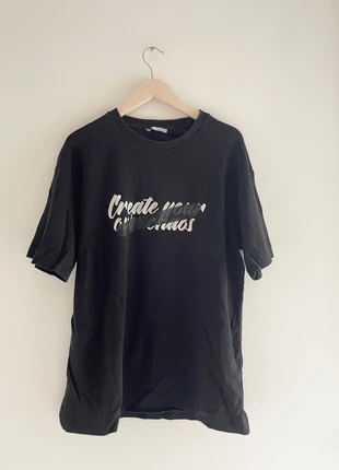 Tee-shirt noir (S), marke: Zara, zustand: Sehr gut, größe: S, 5,00 €, 5,95 € inklusive Vinted-Käuferschutz