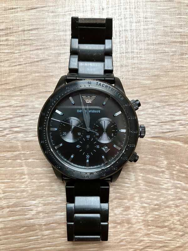 Emporio Armani Black Analog Watch | Vinted