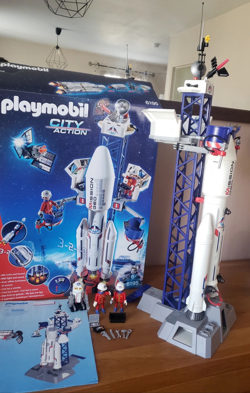 Playmobil avec sa base de lancement 6195 Vinted