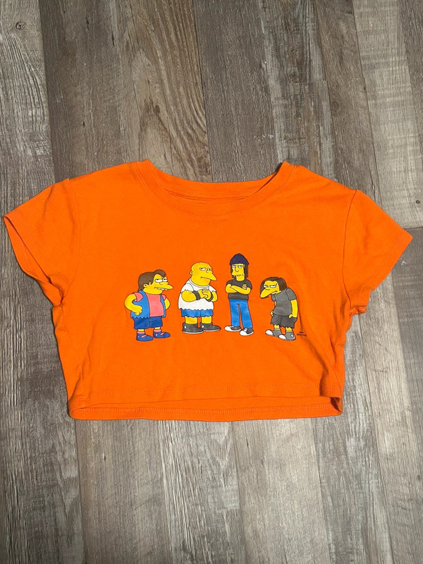 simpsons crop top 1