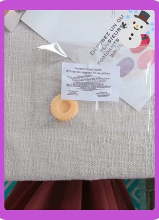 Fondant cire végétale parfumé Monoï vanillé 15g, marque: creadolce, état: Très bon état, 1,00 €, 1,75 € Protection acheteurs incluse