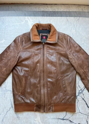 Cuir Leather Redskins Marron Aviateur Bomber, marca: Redskins, estado: Muito bom, tamanho: L, €101.00, €106.75 inclui Proteção do Comprador Pro