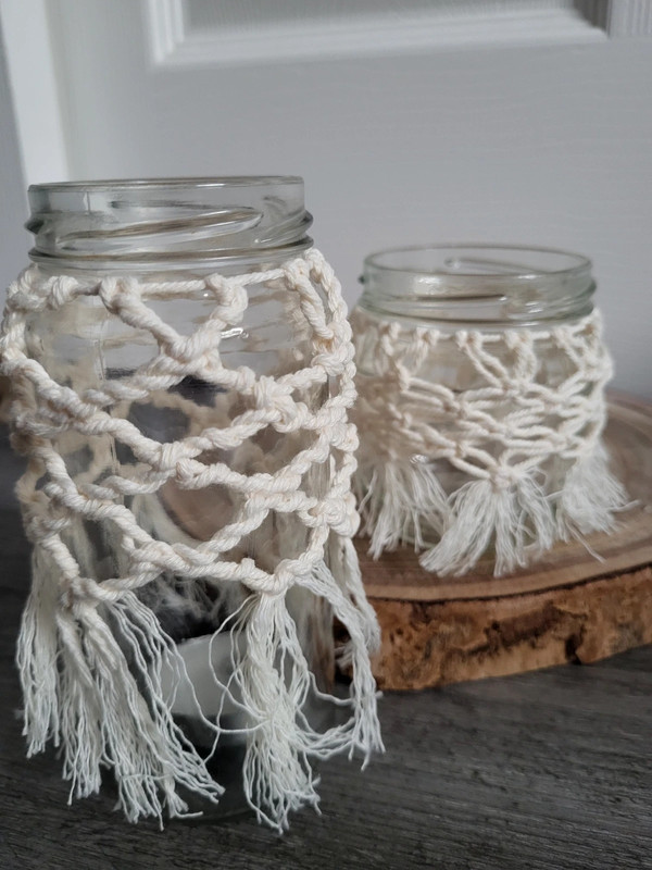 2 Small boho candle holder 2