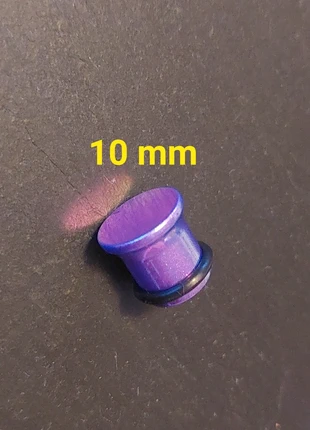 Plug doreille violet 10mm, marque: Crazy Factory, état: Neuf avec étiquette, 1,00 €, 1,75 € Protection acheteurs incluse
