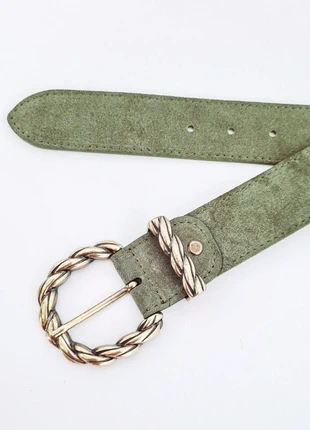 Ceinture vert kaki en cuir, marca: Cinamon, estado: Nuevo sin etiquetas, tamaño: 95 cm, 23,00 €, 24,85 € Protección al comprador Pro incluida