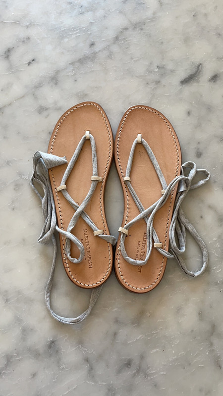 Sandali con lacci intercambiabili nuovi 40