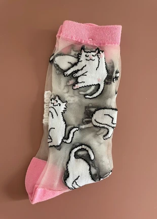 Chaussettes chat, merk: Inconnu, staat: Nieuw zonder prijskaartje, maat: S | 35–38, € 2,00, € 2,80 inclusief Kopersbescherming
