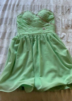 Vestido de ocasião em verde-água, marca: Elsa Barreto, estado: Bom, tamanho: S / 36 / 8, €70.00, €74.20 inclui Proteção do Comprador