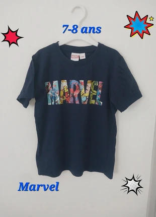 Tee-shirt Marvel taille 7-8 ans, marque: Marvel, état: Très bon état, taille: 7 ans / 122 cm, 3,20 €, 4,06 € Protection acheteurs incluse