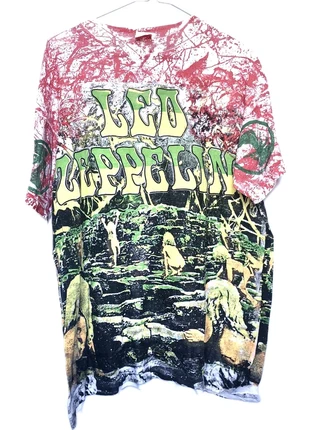T shirt vintage led zeppelin Grags 72 all print single stitch rare tee L, marque: Rags 72, état: Très bon état, taille: L, 59,00 €, 62,65 € Protection acheteurs (Pro) incluse