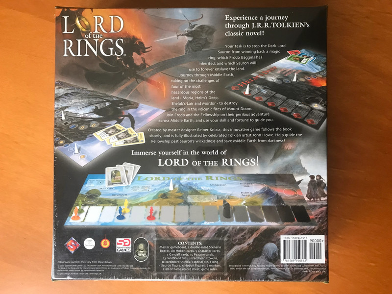 Lord of the Rings - Board game - Fantasy Flight - First edition - 2000 - New Sealed Nuovo 2