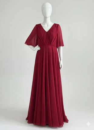 Robe de soirée rouge rosé, marque: Shein, état: Neuf sans étiquette, taille: XXXL / 46 / 18, 16,00 €, 17,50 € Protection acheteurs incluse