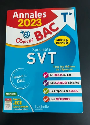 Livre annales terminale , état: Neuf sans étiquette, 6,00 €, 7,00 € Protection acheteurs incluse