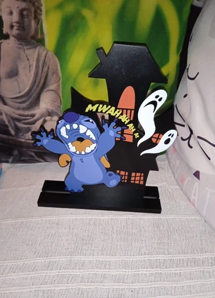 Décoration en bois Stitch fantôme, merk: Stitch, staat: Nieuw zonder prijskaartje, maat: Universeel, € 6,00, € 7,00 inclusief Kopersbescherming