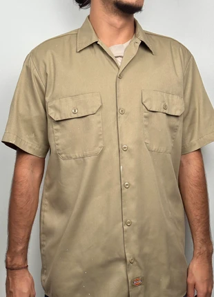 Chemise Dickies Beige Vintage M (peinture), merk: Dickies, staat: Veelgebruikt, maat: M, € 14,99, € 16,44 inclusief Kopersbescherming Pro
