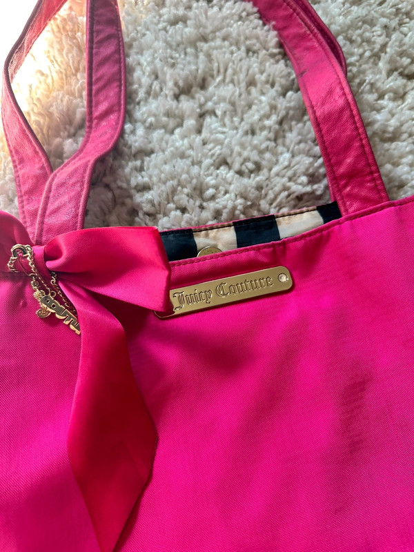 Used Juicy Couture hot pink vintage huge big giant beach bag tote. Vinted